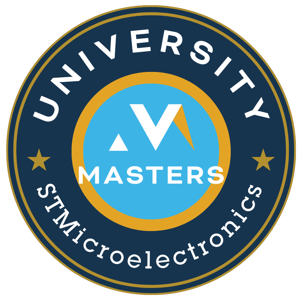 Logo Masters University for STMicroelectronics – innowacyjna platforma edukacyjna